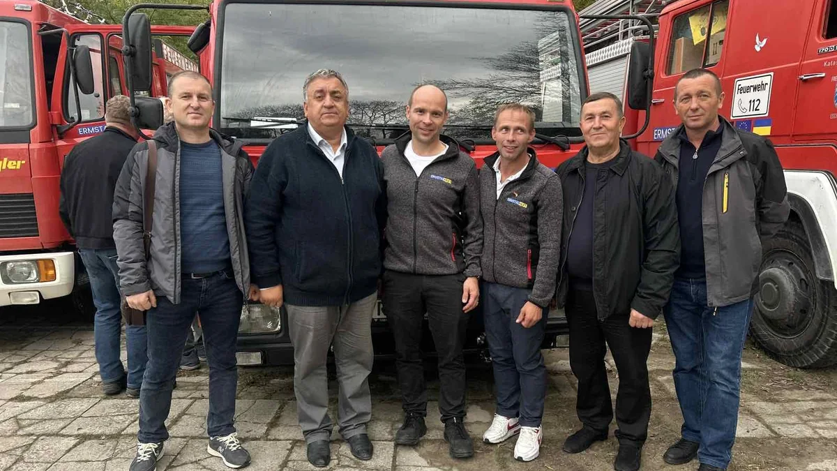 Громади Болградського району отримали шість пожежних авто з Німеччини
