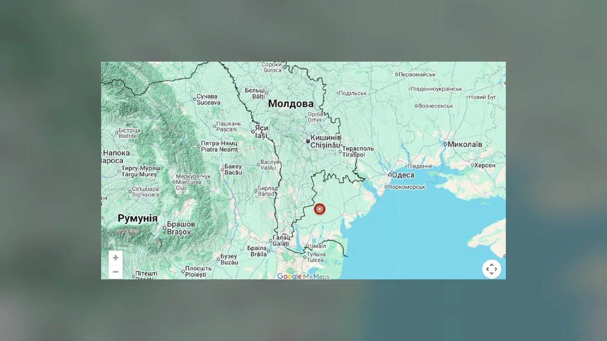 У Болградському районі на Одещині зафіксували землетрус магнітудою 2,7