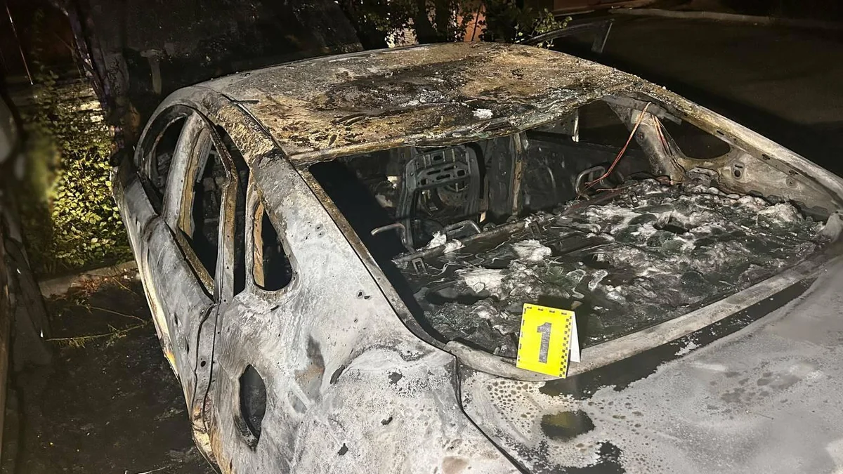 В Одесі затримали 62-річну жінку за підозрою у підпалі двох авто на проспекті Небесної